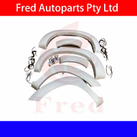 SET Guard Flares Kit White For TOYOTA Hilux KUN 2012-2015 Dual Cabs KX-B-092-1-SET