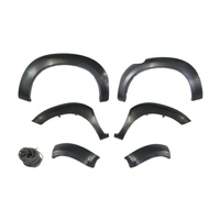 Set Guard Flares Kit Black For TOYOTA Hilux KUN 2012-2015 Dual Cabs KX-B-092-SET