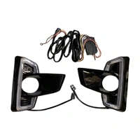 LED Aftermarket Fog Light Cover Kit For TOYOTA Hilux 4WD N80 04.2018-08.2020 SR SR5 ROGUE GUN126 KX-B-158-2-SET