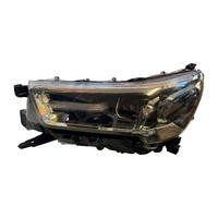 LED Headlight Left LH Chrome Black Fits Toyota Hilux N80 SR5 2020-ON GUN  KX-B-170-B-LH Upgradable for SR non-LED headlight