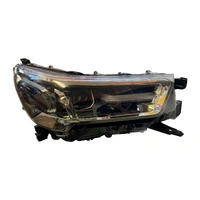 LED Headlight Right RH Chrome Black Fits Toyota Hilux N80 SR5 2020-ON GUN Upgradable for SR non-LED headlight
