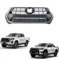Grille Black For TOYOTA Hilux 06.2020-ON Workmate SR SR5 Dual Cab GUN126 KX-B-172-B