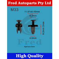 M33,GJ6E50715BF,5 units in 1pack,Car Clips