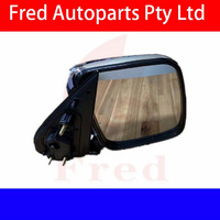 Upgrade Aftermarket Side Mirror CHROME Manual RIGHT HAND RH METAL Bracket For TOYOTA Hiace 2005-2018.TRH.KDH MX-224-B-RH