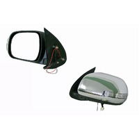Side Mirror 7Pin CHROME W/LED Indicator LEFT LH Electric For TOYOTA Hilux 2005-2014 TGN KUN RJA026-1230CL-LED