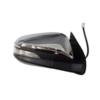 CHROME Side Mirror ASSEMBLY with Indicator RIGHT RH Foldable 7Pin For TOYOTA Hilux 2015+ SR5 GUN126 RJA055-1230CR