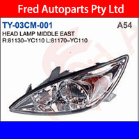 Headlight Left Fits Camry 2002-2004 ACV36  TY-03CM-001-LH  81170-YC110