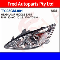 Head Lamp Left , Fits Camry 2002-2004.ACV36, TY-03CM-001-LH, 81170-YC110