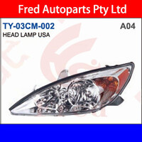 Headlight Left Fits Camry 2002-2004 ACV36  TY-03CM-002-LH  81150-AA060