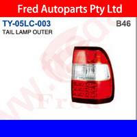 Tail Light  Outer Left, Fits Land Cruiser 2005.FZJ100.HDJ, TY-05LC-003-LH, 81561-60670