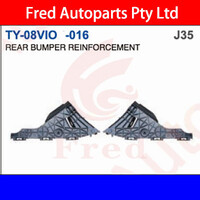 Rear Bumper Bracket Long LEFT LH For TOYOTA Yaris 2006~2016 Sedan.NCP91 TY-08VIO-016-LH 52576-0D070