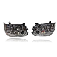 SET 2PCS Crystal Clear Angel Eyes Projector Head Lights for Toyota Hiace VAN 2010-2013 LWB SLWB 200 Series