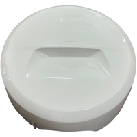 Spare Wheel Cover Glacier White, Fits TOYOTA Prado 150 Series 2010-2023 TY-10PRD-012-A0, 64771-60360-A0