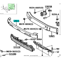 Front Bumper Energy Absorber For TOYOTA Prado 150 Series 2010-2013.KDJ150 TY-10PRD-52611-60070