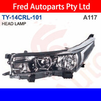 Halogen Headlight RIGHT For TOYOTA 2013-2016 Corolla Sedan Ascent / SX ZRE172 TY-14CRL-101-RH HYBBL 81110-02F31