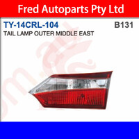 Tail Light Inner Left,Fits Corolla 2014.Sedan.ZRE172 TY-14CRL-104-LH, 81591-14CRL-104