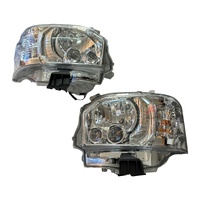 SET 2PCS Crystal Clear LED Angel Eyes Projector Headlights Fits Toyota Hiace 2014-2018 All Models LWB SLWB TRH KDH