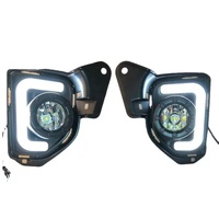 SET LED Fog Lights Black Aftermarket Style For TOYOTA Hiace 2014-2018 200 Series LWB SLWB VAN COMMUTER