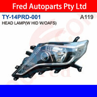 Headlight Left Xenon HID Fits Prado KDJ150 2014-2017 TY-14PRD-001-LH-X HYBBL 