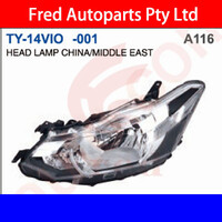 Headlight Right Fits Yaris 2014 Sedan NCP  TY-14VIO-001-RH  81130-0D540