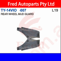 Rear Mud Guard Right, Fits Yaris 2014.Sedan.NCP, TY-14VIO-007-RH, 52591-0D180