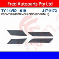 Front Bumper Grille Trim Upper RIGHT For TOYOTA Yaris 2014.Sedan.NCP TY-14VIO-019-U-RH 52431-0D020