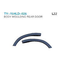 Rear Door Flare Moulding Trim Left,Fits Kluger 2014-2020.GSU50.55, TY-15HLD-026-LH, 75078-0E020