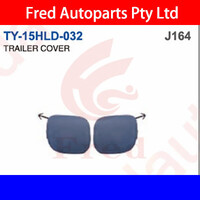 Trailer Tow Hook Eye Covers 2pcs For TOYOTA Kluger 2014-2017.GSU50.55 TY-15HLD-032 53127-0E925. 53128-0E926