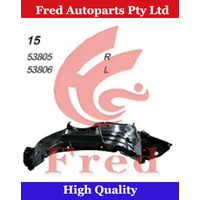 Front Fender Guard Inner Lining RH For TOYOTA Kluger 2014-2020 GSU55.53805-0E130 ASU50