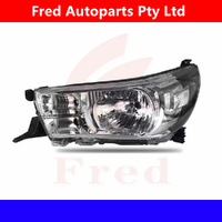 Halogen Headlight Right with Motor Fits Toyota Hilux N80 2015-ON WORKMATE SR 2WD TY-16HLX-002-LH HYBBL  KX-B-095-2