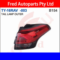 Tail Light Outer Left Fits Rav4 2016-2019.ASA.ZSA, TY-16RAV-003-LH, 81560-0R080