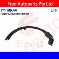 Rear Guard Flares Left, Fits Rav4 2016-2019.ASA.ZSA, TY-16RAV-028-RG-LH, 75606-0R070