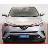 Complete Front Bumper w/ Horizontal Lines Bar Grille (Unpainted) Fits Toyota CHR C-HR 12/2016~10/2019 TY-18CHR-18IZ-010 HYBBL