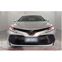 Complete Front Bumper UNPAINTED 18-21 ASCENT STYLE Fits TOYOTA CAMRY 2018-2024 Hybrid & Petrol All Models