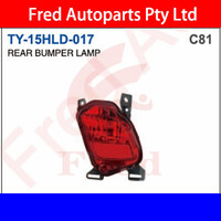 Rear Bumper Light (Reflector) RIGHT For TOYOTA Kluger 2015-2020 GSU50 GSU55 TY-18HLD-013-LH.TY-15HLD-017-RH