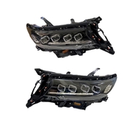 Pair Modified Headlight 4-Lens Beams Fits Prado GX 2018-2023 GDJ150 Cables inc  TY-18PRD-001-4-Lens-1 Pair HYBBL