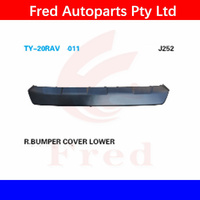 Rear Bumper Cover Lower Moulding Trim Black Fits Rav4 2020 TY-20RAV-011-Black HYBBL 