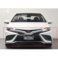 Complete Front Bumper UNPAINTED 2021-2024 SL SX STYLE w/ Sliver Trims Fits TOYOTA CAMRY 2018-2024 Hybrid & Petrol All Models