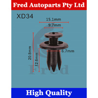 XD34,90467-06017F,5 units in 1 pack,Car Clips