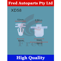 XD58,82853-0R500F,5 units in 1 pack,Car Clips