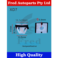 XD7,87715-2S000F,5 units in 1 pack,Car Clips