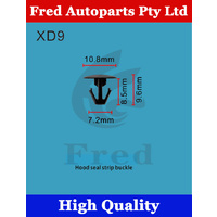 XD9,91518S1003F,5 units in 1 pack,Car Clips